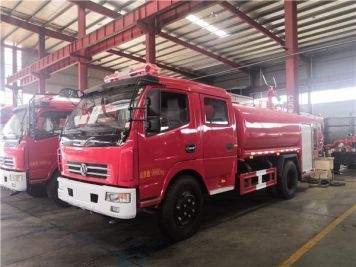 双排简易消防车准备发往广州