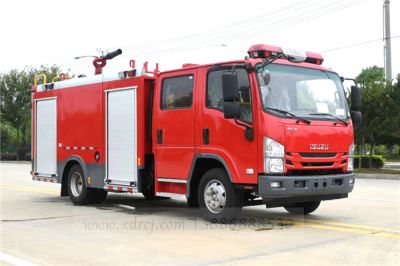 国六五十铃-3.5吨水罐消防车